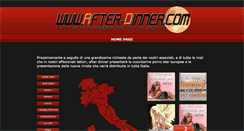 Desktop Screenshot of after-dinner.com